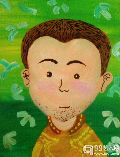 夏俊峰之子夏健强的画