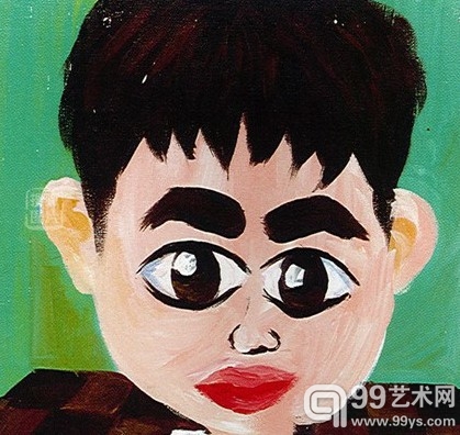 夏俊峰之子夏健强画作
