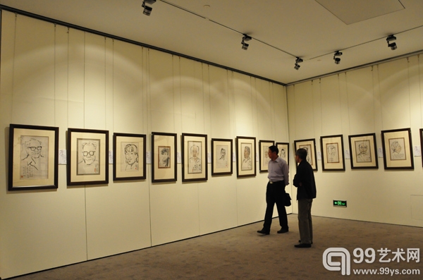 李琦书画展和李琦、冯真家藏展开幕现场