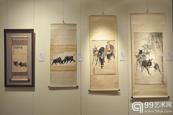 李琦书画展和李琦、冯真家藏展开幕现场
