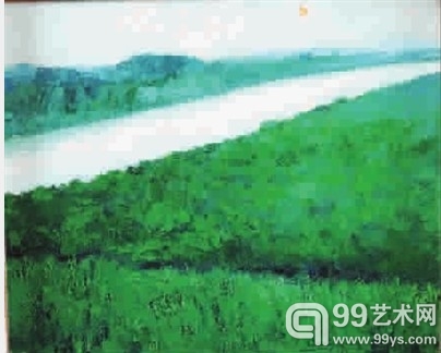 2013年创作的《崇明岛写生》