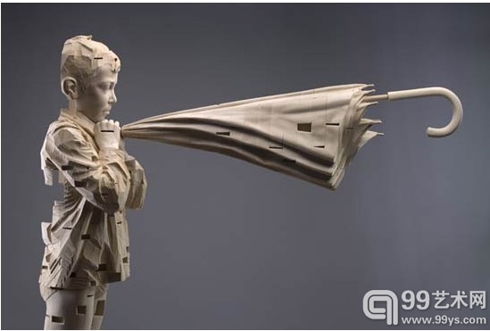 艺术家Gehard Demetz耐人寻味的雕塑作品