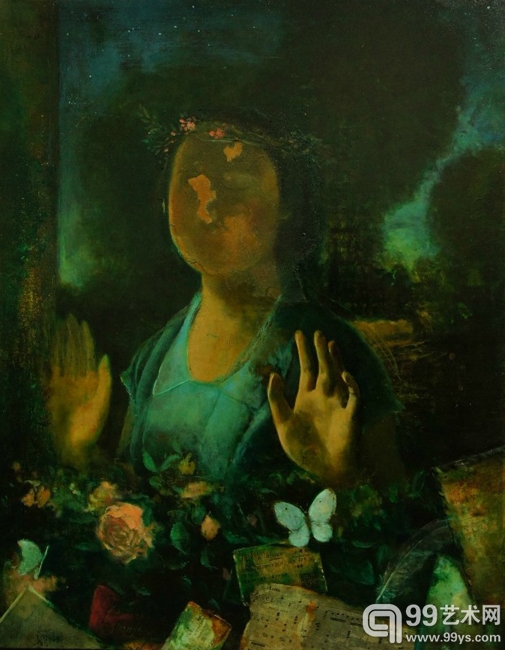 15000元JiXin_季鑫_故园的回忆_2012_布面油画_56cmX70cm