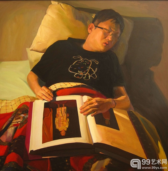 15000元XieYi_解仡_夜奴2_2011_油画_135x135_1