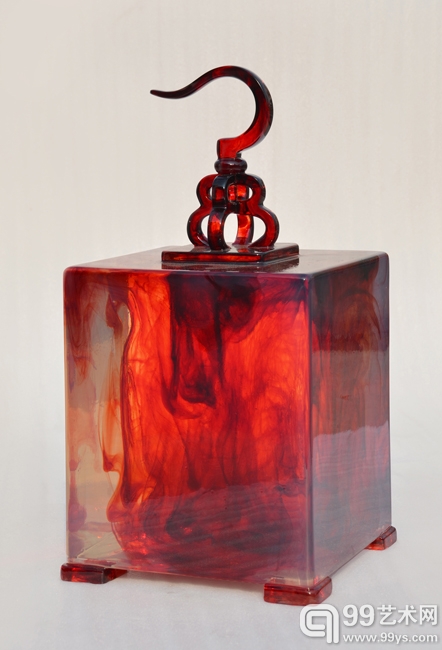 30000元LiJinguo_李金国_红3_2013_水晶树脂50x28x28cm_8