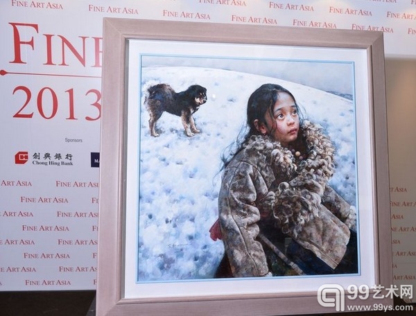 中国写实派油画大师艾轩总值超过１亿港元的油画之其中一幅-名为无题