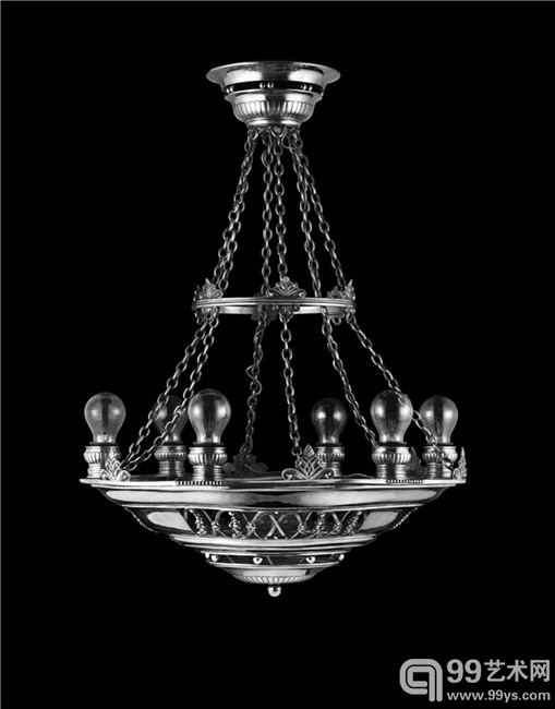 Georg Jensen, Chandelier 古銀吊燈, 1918年, Georg Jensen, 丹麥