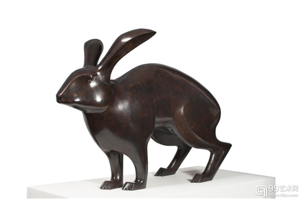 丹尼爾．達維歐 (1962年生), 巨兔, Rosini foundry 鑄造, 青銅, Galerie Dumonteil, 巴黎，紐約及上海