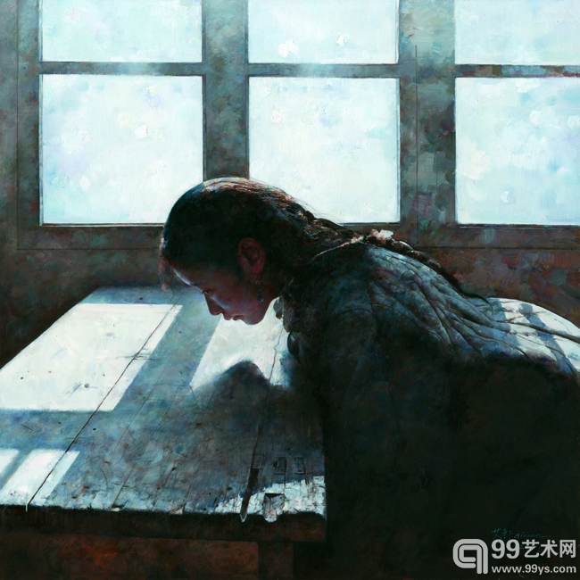 艾軒 (1947年生), 遠方冰河開裂, 2011, 布面油畫, 季豐軒, 香港