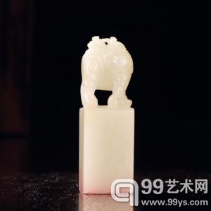 吴昌硕刻 将军洞芙蓉石太平有象钮章
