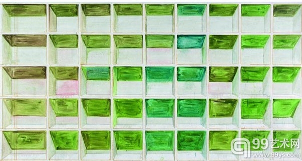 张恩利 《空柜》 油画 2012 年
