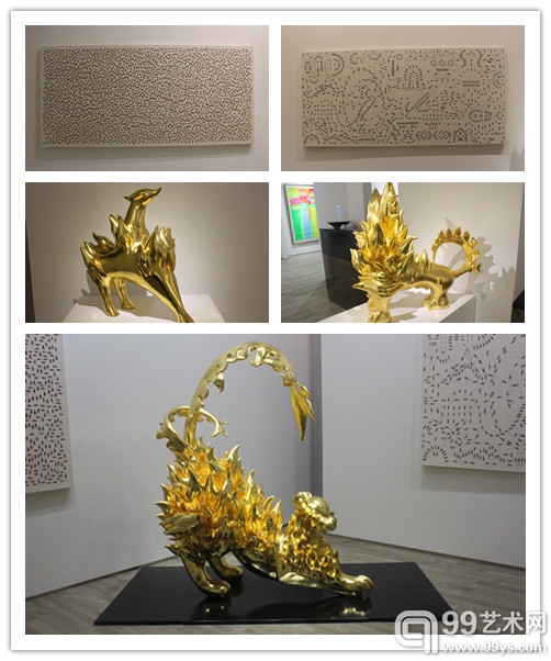 “祥兽与千灵显- 2013黄致阳雕塑绘画展”作品
