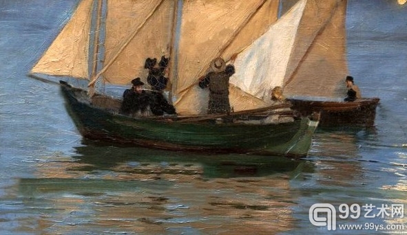 Peder Severin Krøyer 夜间钓鱼