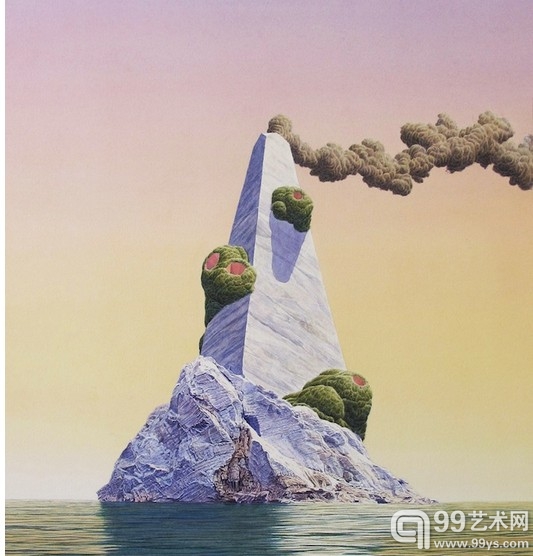 加拿大艺术家笔下的梦幻世界 似“未来地球” 