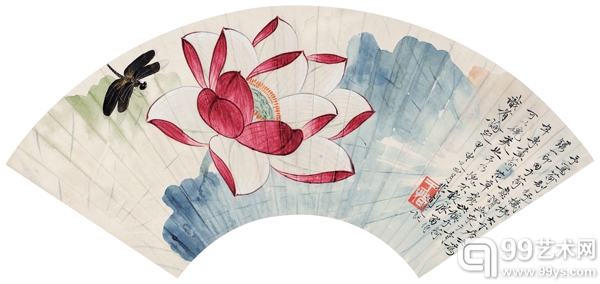lot4019 于非闇(1889-1959) 荷花