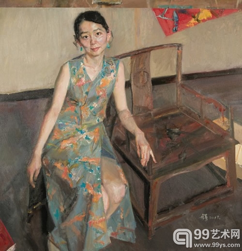 杨参军 朱宁宁 布面油画