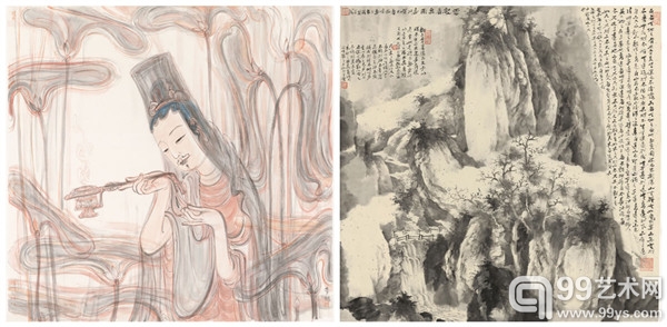 李桐 清供 75x75cm 2013 纸本设色