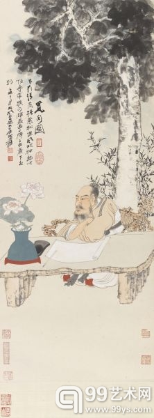 张大千（1899-1983）觅句图