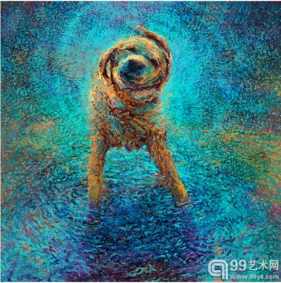 Iris Scott手指绘画