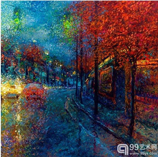 Iris Scott手指绘画