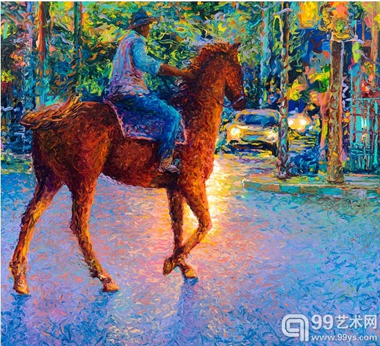 Iris Scott手指绘画