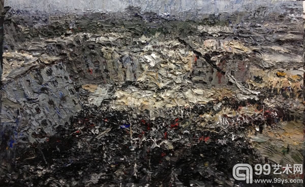 吕山川，城郊, 200 x 160cm ,布面油画,2013