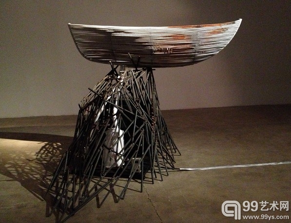 吴达新，白色的船，装置，2013