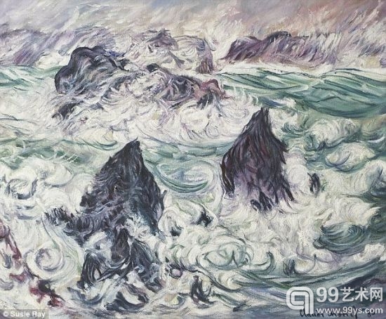 苏西·雷临摹的莫奈作品