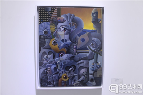 展览作品：《寂静的黄昏》，布面油画，李天易
