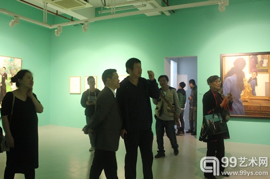 浮世·游观——庞茂琨艺术展现场