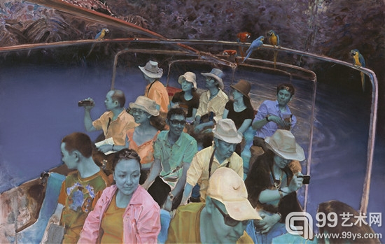 《末日假想》  布面油画 180x280cm  2013