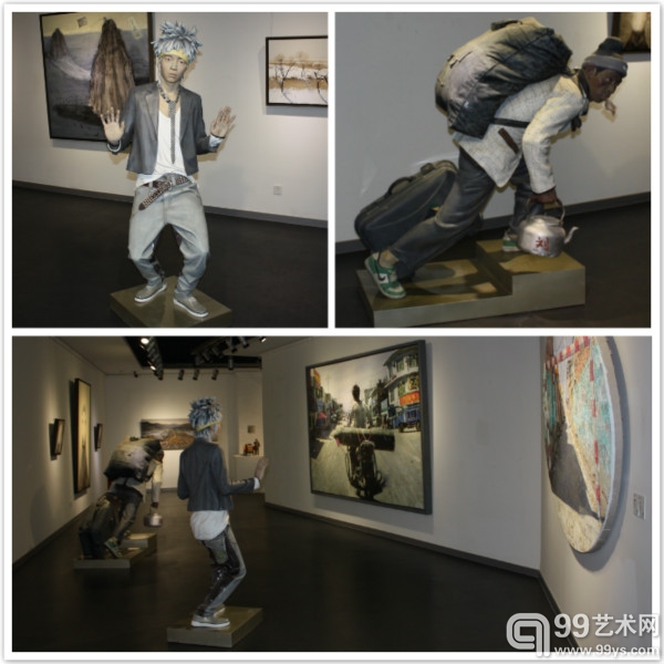 展览现场雕塑作品