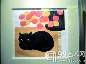郑爽作品《猫妈妈》。
