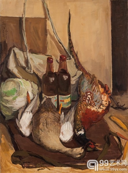 吕斯百（1905-1973） 春节野味