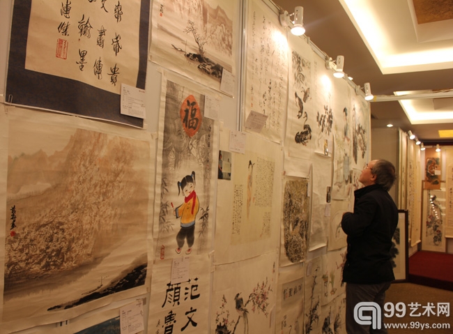 盛源2013秋季艺术品拍卖会预展现场