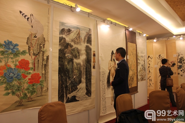 盛源2013秋季艺术品拍卖会预展现场