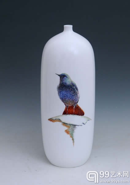 张尧《天堂来的鸟》高45cm