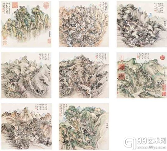 董邦达 葛洪山八景