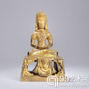 清代 无量寿佛  第18届海峡艺术品交流会