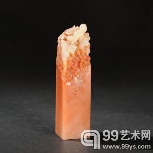 林碧英作善伯洞石瓜鼠钮方章  第18届海峡艺术品交流会