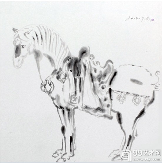 李宏威的水墨画