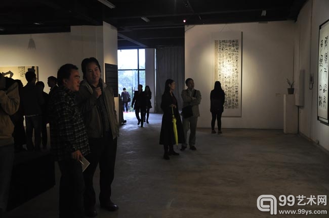 大荒---岳子书法作品展现场