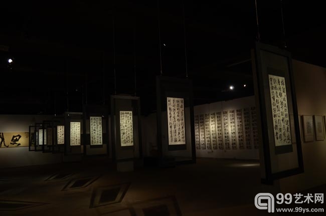 大荒---岳子书法作品展  现场展出作品