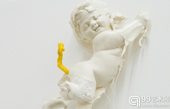 靳山 2013作品《小淘气》，胶、塑料、纸粘土