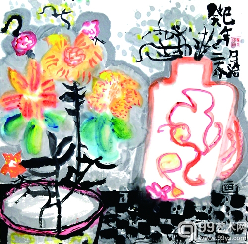 爱菊小学学生绘画作品