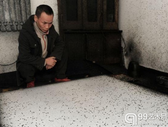 艺术家华伟华与他的苍蝇帝国作品