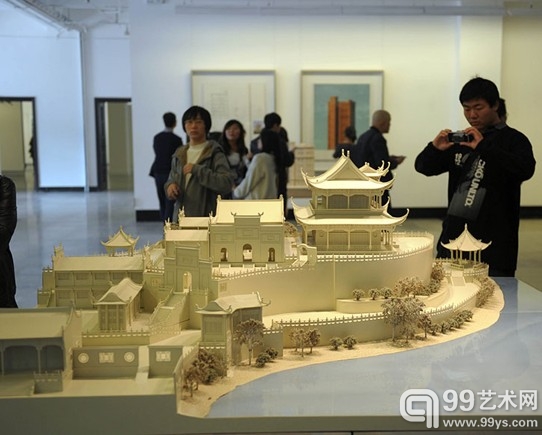 武汉的历史建筑复原模型