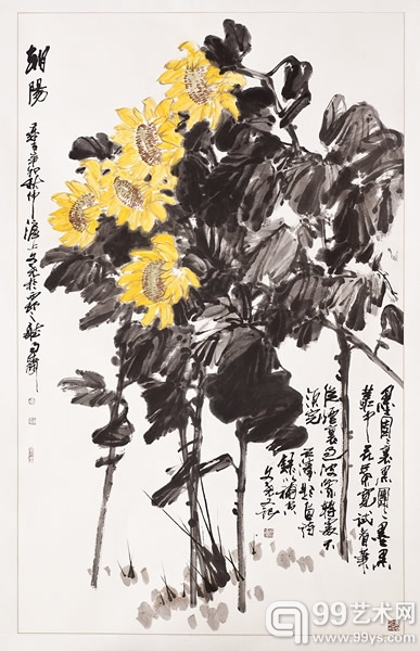 梁文尧——朝阳 190cm×125cm 18万