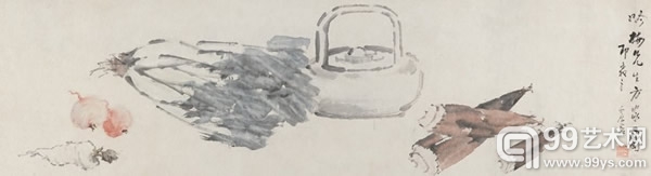 虚谷（1823-1896） 蔬香图