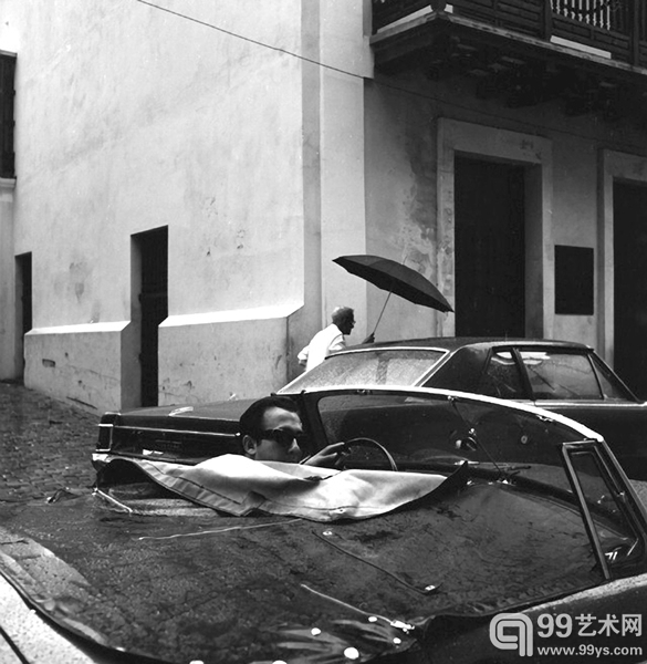 Untitled (Man in Convertible), c. 1960